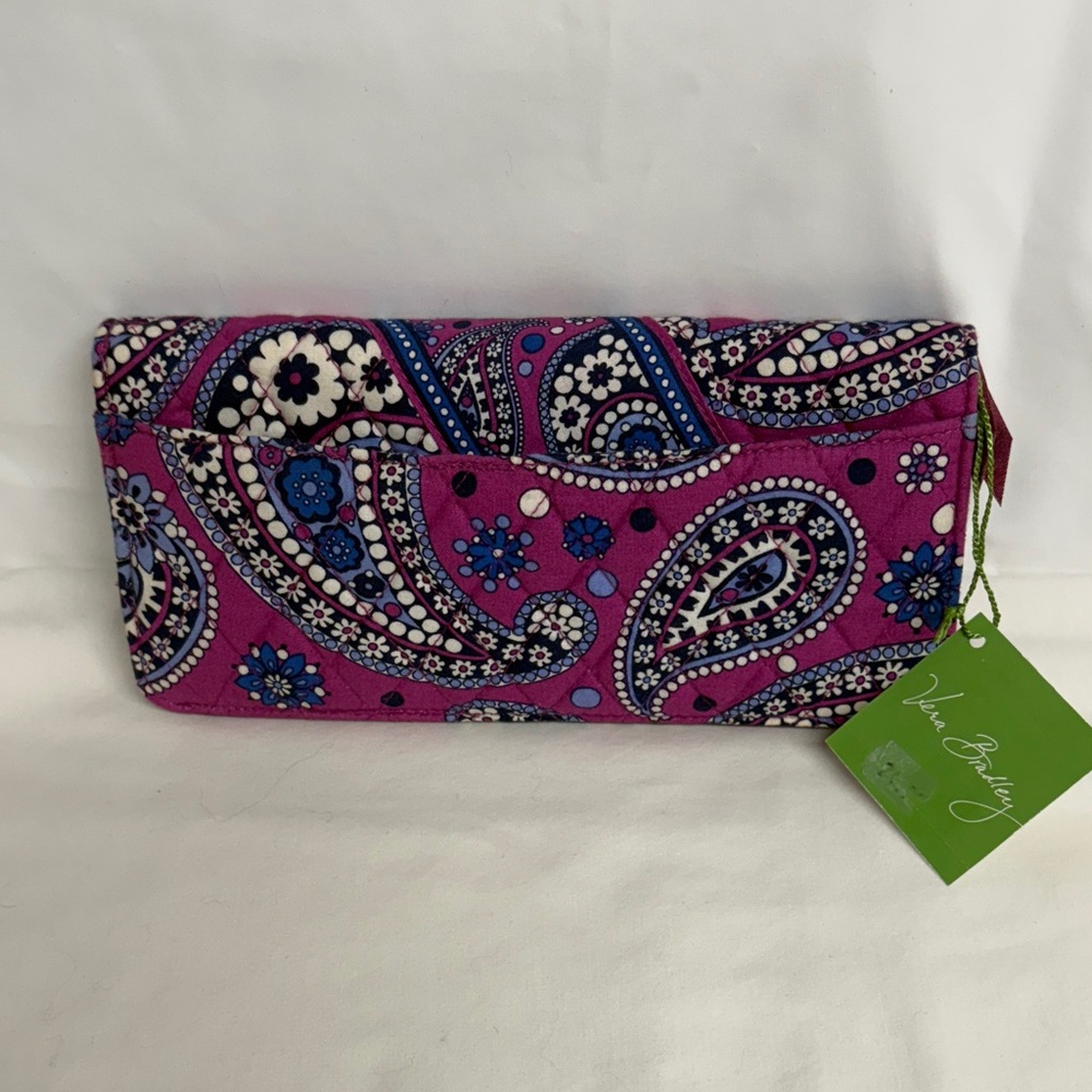 Vera Bradley Travel Wallet Boysenberry 11684-102